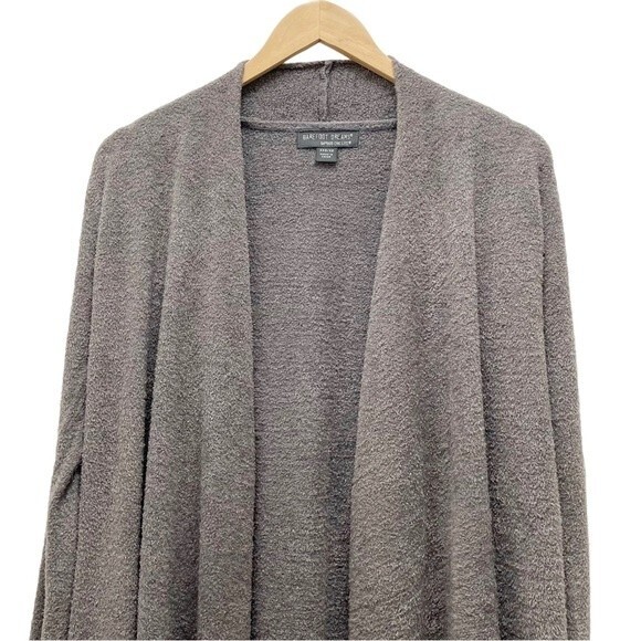 Barefoot Dreams Cardigan CozyChic Lite Island Wrap Light Brown Women’s Size XS/S - Picture 5 of 13